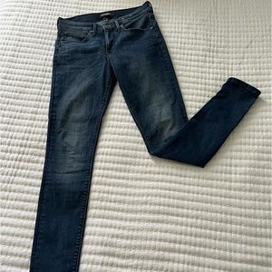 Express medium wash leggings 👖